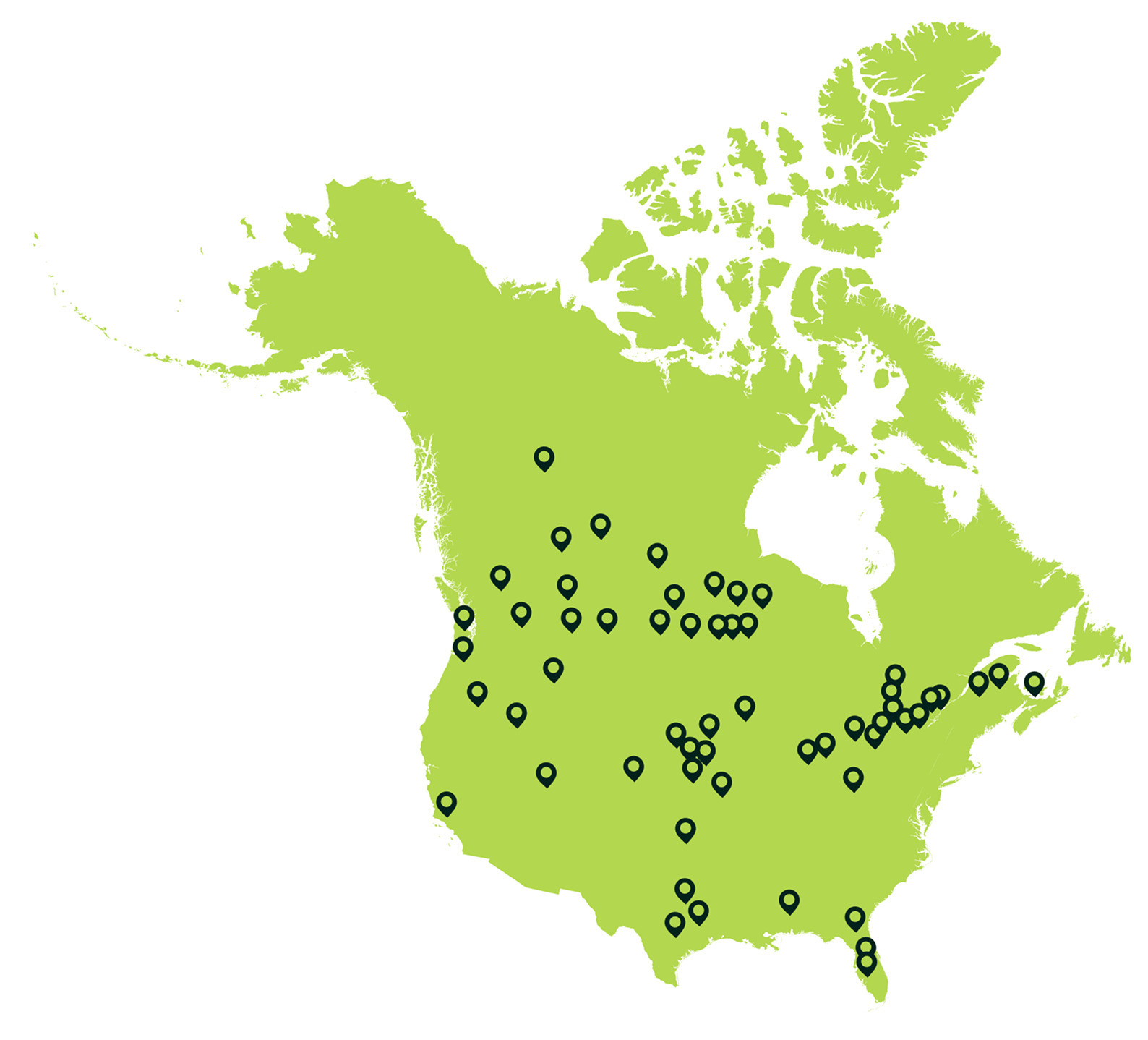 North American Dealer Map